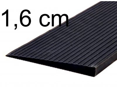 Drempelhulp 1,6 cm zwart
