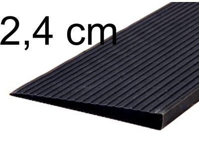 Drempelhulp 2,4 cm zwart