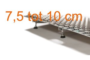 Verstelbare aluminium drempelhulpen 7,5 - 10 cm 