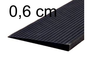 Drempelhulp 0,6 cm zwart