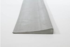 Drempelhulp rechte zijden 1,0 cm x 90 cm met lijmlaag -  grijs (tweedehands) 